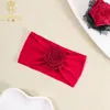 Acessórios de Cabelo Infantis Transfronteiriços Europeus e Americanos, Tiaras Largas Florais Macias para Bebês, Tiaras Infantis que Não Apertam a Cabeça e Protegem a Moleira
