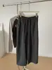 Pantalones casuales de lana de acetato con estampado de carambola de nueve puntos para mujer, estilo coreano otoño/invierno 2026, engrosados, dobladillo enrollado, cintura alta, caída, pantalones de abuela, nuevos