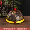 Sombreros de Funeral para Hombres, Gorros Calvos para Personas Mayores, Sombreros para los Difuntos, Accesorios de Vestimenta para Funerales, Suministros para Funerales para Hombres y Mujeres, Trajes Tang con Estampado Dorado
