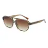 Gafas de sol Retro de Doble Puente de Estilo Nuevo Europeo y Americano Transfronterizas para Hombre, Gafas de Sol de Moda para Mujer, Gafas de Sol de Marco Grande de Alta Gama