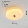 Luminária de Teto para Quarto Antigo Médio Estilo Francês Creme Lâmpada Retro para Quarto Principal Novo Lâmpada de Vidro Tarte de Ovo para Estudo