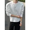 Corte holgado con detalle de cremallera, talla 2026 extragrande, versátil, elegante y adecuado para el trabajo, diseño estilo americano, camiseta de manga larga para hombre, nueva y única