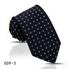 Corbata Rayada para Hombre Camisa Profesional de Negocios de Alta Gama Azul Azul Marino Anudada a Mano Corbata de 8cm Shengzhou Lista para Enviar