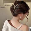 Coreia do Sul irregular geométrico metal hairpin moda de alta qualidade aperto tubarão clipe estilo frio personalizado acessórios para o cabelo atacado