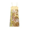 Vestido de tirantes estampado patchwork versátil de estilo europeo y americano para mujer, nuevo de verano, estilo vacacional
