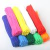 Tira de lana con forma de barra giratoria de raíz de cabello de color sólido, tira de felpa para niños, jardín de infantes, creativo, bricolaje, dragón feo, materiales hechos a mano
