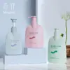 En Stock Botellas de Gel de Ducha y Champú de 300 ml y 500 ml, Botellas de Acondicionador de Cuerpo Plano Recargables de 400 ml