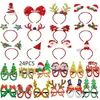 Artículos Populares de Venta Caliente en Stock de Fábrica, Envío Directo, Artículos Populares de Comercio Exterior Transfronterizo, Accesorios de Decoración Navideña, Gafas para Fiesta Navideña