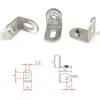 Soporte de hierro en forma de L para altavoces de computadora, soporte de fijación para placa de circuito impreso de amplificador, disipador de calor, radiador de audio, piezas estampadas de metal