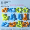 Fábrica fonte molde oco forma tridimensional molde animal de desenho animado plasticina argila ultra leve ferramentas de massa de modelar colorida