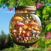 Nuevo macetero de cactus colorido transfronterizo decoración colgante de acrílico 2D decoración del hogar adorno creativo con impresión de lujo ligero