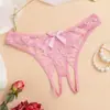 Comércio Exterior Lingerie Sexy com Abertura no Gancho Tentação Feminina Tanga Sem Fivela Transfronteiriça Calcinhas Triângulo Sem Costura com Fenda Feminina