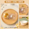Empaque para pastelería de yema de huevo, charola base individual, pastel de nieve mooncake 75g, bolsa de papel para hornear, caja de blíster transparente amarilla, 50 piezas