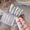 Molde de Silicona para Manicura Flor de Hielo Tridimensional 3D Dibujos Animados Relieve Flor de Lirio Relleno de Pegamento para Esmalte de Uñas Herramienta Abrasiva Molde Fácil de Desmoldar Herramienta