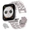 Adequado para Apple Watch 10-1 Série Completa, Pulseira de Relógio Corrente de Couro Dupla Fileira Estilo Luxo Leve, Atacado Transfronteiriço