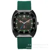 Novo Relógio Quadrado Feminino 2025 Douyin de Alta Aparência com Pulseira de Silicone Relógio Feminino Quartz de Três Ponteiros