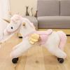 Caballo de Madera caballo mecedor para niños juguete de peluche caballo saltarín exterior Bebé Bebé Pony regalo de cumpleaños