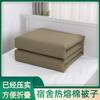 Dormitorio escolar cama individual edredón de algodón termofusionado dormitorio de estudiantes edredón Verde Militar con funda de edredón edredón cálido de invierno