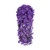 Simulação Transfronteiriça Violeta Pendente de Parede Flor Trepadeira Decoração de Interior Flor de Parede Flor Artificial Flor Pendurada Flor de Parede para Sala de Estar Flor de Plástico