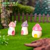 Musgo Micro Paisagem Desenho Animado Luminoso Conto de Fadas Casa Cogumelo Decorações DIY Acessórios Fazenda Jardinagem Paisagismo Enfeites