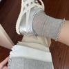 Calcetines de Niña Estilo Japonés de Lunares con Borde Enrollado Calcetines de Media Caña para Mujer Calcetines Holgados Transpirables de Malla Calada Fina de Verano Ins a la Moda