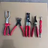 Alicates Cortadores de Fio Retos e Curvos e Alicates Conjunto de 7 Peças para Desencapar Fiação Automotiva, Tubos de Óleo e Alicates de Pressão para Fivelas de Chicote Barra de Alavanca Transfronteiriço