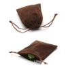 Calças de Bolso com Aba de Veludo Toalha Esportiva Embalagem para Instrumento de Beleza Armazenamento de Joias Relógio Caneta Bolsa de Botão de Pressão Veludo