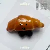 Divertido Desenho Animado Artificial Água Alcalina Pão Grampo de Cabelo Estiloso Nicho Coração de Menina Franja Clipe Lateral Fofo Exagerado Acessórios de Cabelo