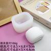 Simulación Postre Amasado El Molde de Silicona Pastel de Té Negro Taro Piña Melasagna Molde Bellagi