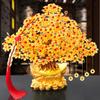 Árbol de la fortuna de cuentas hecho a mano bolsa de materiales para hacer adornos manualidades de dragón tejido diy accesorios de resina para adultos