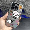 Adequado para Capa de Celular Apple iPhone 17 Pro Max, Modelo Novo 14, Sensação de Alta Qualidade, 13 Pro Laser Graffiti Cachorro