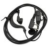 Auriculares para walkie-talkie Auriculares para walkie-talkie Auriculares con doble enchufe Cable grueso Clip grande de hierro Auriculares Línea de auriculares de alta calidad