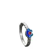 Anillo Ruyi Chapado en Plata Esmaltado Estilo Nacional para Mujer Lujo Ligero Alto Sentido Índice Anillo Abierto Ajustable Venta Directa de Fábrica