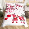 Comércio exterior transfronteiriço têxtil para casa conjunto de três peças dia dos namorados amor desenho animado impressão digital colcha fronha cama Amazon