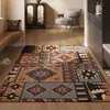 Alfombra persa transfronteriza, Felpudo de entrada de estilo étnico turco de Oriente Medio, Alfombra de bucle para sala de estar, Alfombra para mesa de café y sofá