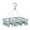 Percha Multifuncional Plegable para Ropa de Hogar Pinza para Ropa Estante para Calcetines para Niños Artefacto Pinza para Ropa Percha para Ropa Tendedero 32 Pinzas