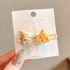 Pinzas laterales estilo dopamina con un toque de alta gama, pinzas delicadas con flecos para niñas, pasadores dulces, pinzas de cocodrilo a la moda