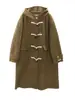 Casaco Longo Feminino Plus Size Solto Casual Estilo College com Botões de Chifre, Versátil e Fashion, Jaqueta com Capuz Emagrecedora