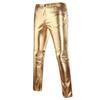 Pantalonas de Couro Punk Europeu e Americano Plus Size Masculino Elástico Apertado para Adolescentes Cintura Baixa Personalizadas Moda Casual Tendência