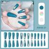 Esmalte de uñas exclusivo transfronterizo Parche de uña postiza de cuadros con pedrería Día de San Valentín ventas directas de fábrica de esmalte de uñas