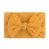 Faixa de Cabelo Europeia e Americana Transfronteiriça Nova de Nylon com Laço Fofo para Bebê Confortável e Inofensiva à Pele Acessórios de Cabelo de Princesa para Crianças Atacado
