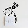 Pegatinas de Pared Desmontables Serie K Pegatinas para Interruptor Panda Creativo Sala de Estar Dormitorio Cuaderno Pared Pegatinas Aleatorias