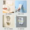 Estante de Zapatos para Puerta de Baño Montado en Pared, Almacenamiento de Cocina, Estante Multifuncional para Zapatillas de Baño sin Taladrar