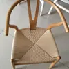 Silla Y de Madera de Haya Importada y Madera de Fresno Blanco, Sillón Nórdico de Madera Maciza, Silla con Respaldo Estilo Chino, Silla para Casa de Té