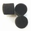 Atacado Branco furo pequeno 45mm pequeno polvo limpeza esponja absorvente cilíndrica preto redondo esponja de espuma forro