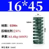 Módulo de Mola de Compressão Mola de Compressão Módulo Doméstico 65Mn Mola Tf Fio Plano de Alta Resistência Compressão Padrão Japonês Mola Retangular