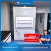 Exaustor de fumaça todo em aço, armário de exaustão, tubulação de piso, sistema de sala de ventilação de laboratório, exaustor de fumaça de laboratório