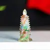 "Ornaments da Torre Wenchang de Cristal Natural Preenchidos com Resina" Mesa Estudo Resina Cristal Torre Wenchang