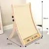 Tabla Rascadora de Sisal y Cama para Gatos de Madera Maciza Combinada, Extra Grande, No Suelta Pelo, Adecuada para Todas las Estaciones, Específicamente para Gatos Grandes, Rascador Vertical para Gatos