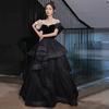 Vestido de Gala para Mulheres 2026 Novo Modelo para Performances de Banquete, Exames de Arte, Cerimônias de Formatura, Elegante e Moderno, Emagrecedor e Estiloso